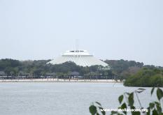 Space Mountain and Seven Seas Lagoon