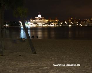 Exterior Grand Floridian Resort at Night