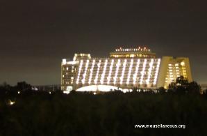 Contemporary Resort at Night