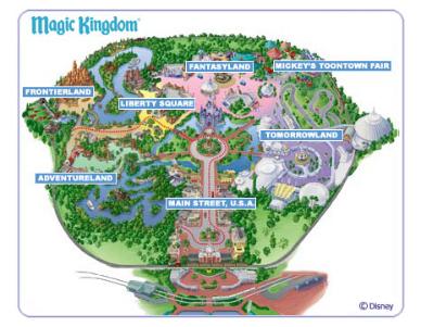 Magic Kingdom Map