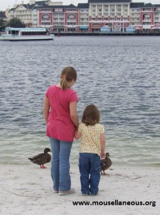 Standing on the beach
