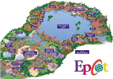 Epcot Map